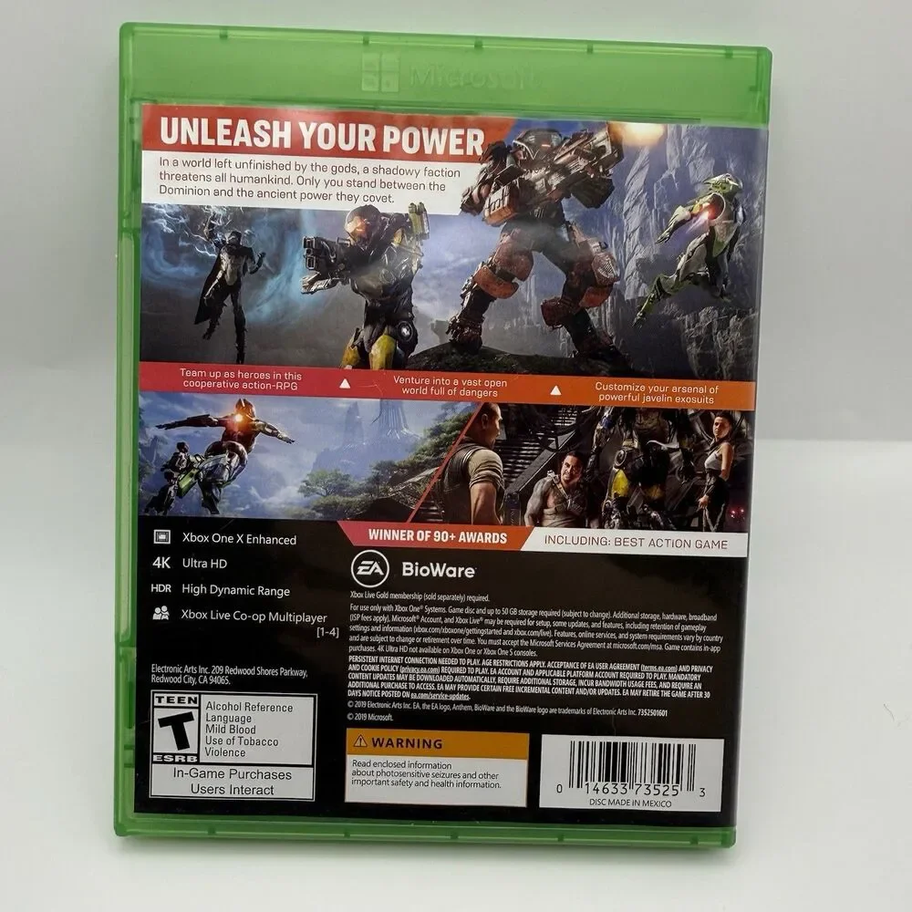 Anthem (Xbox One) CIB & TESTED